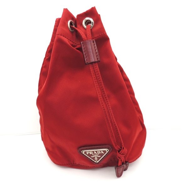 prada vela drawstring pouch